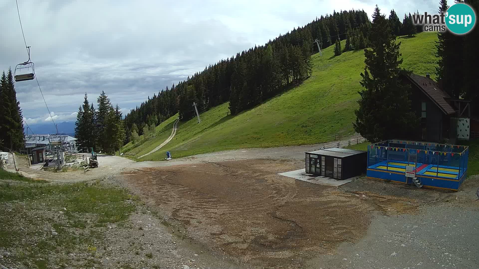 Cámara web en vivo de la estación de esquí GOLTE – vista a Medvedjak – Eslovenia
