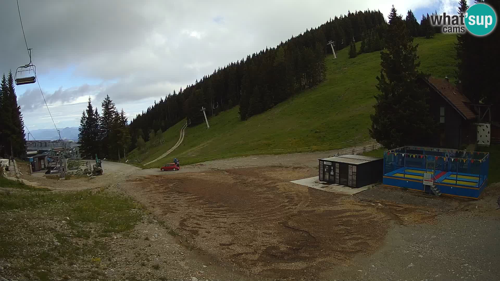 Cámara web en vivo de la estación de esquí GOLTE – vista a Medvedjak – Eslovenia