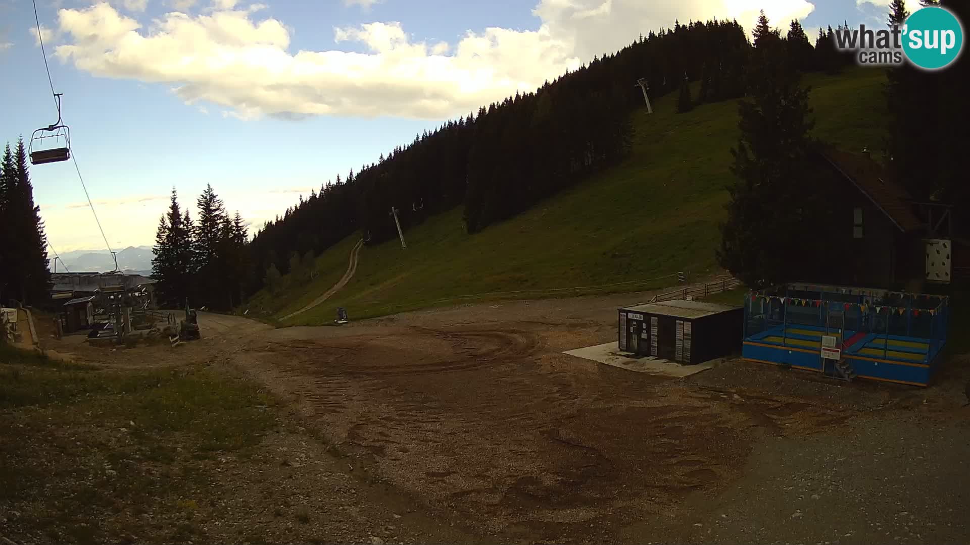 Cámara web en vivo de la estación de esquí GOLTE – vista a Medvedjak – Eslovenia