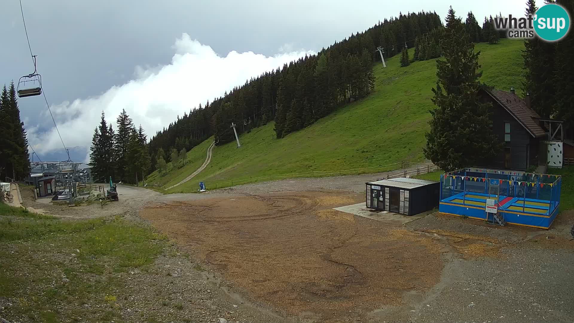 Cámara web en vivo de la estación de esquí GOLTE – vista a Medvedjak – Eslovenia