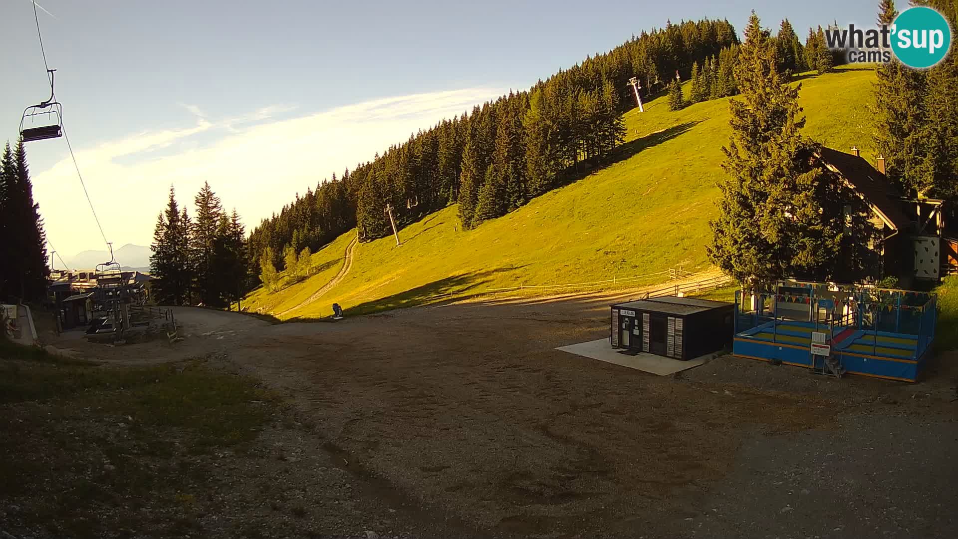 GOLTE Ski resort live webcam – view to Medvedjak – Slovenia