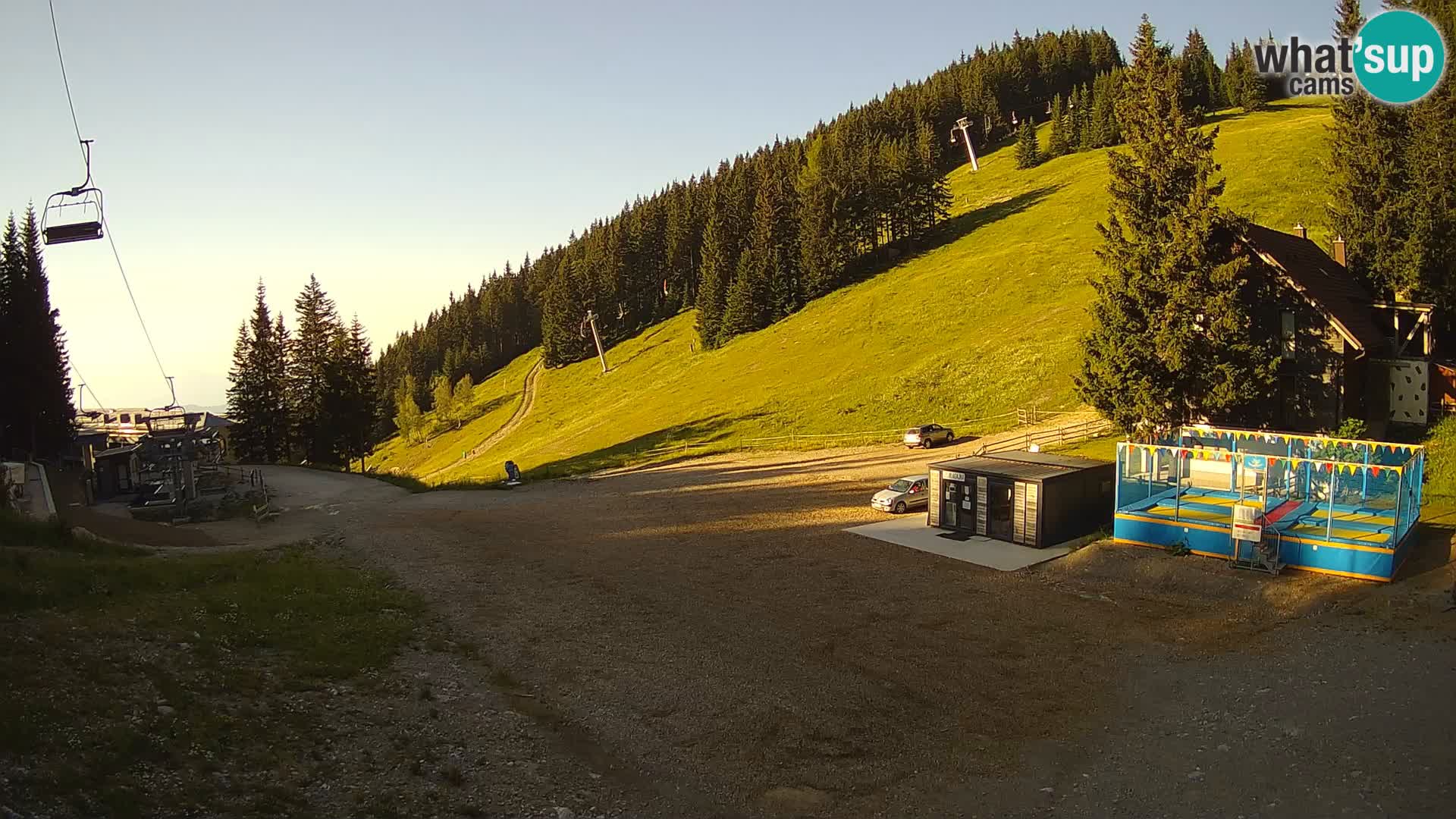 GOLTE Ski resort live webcam – view to Medvedjak – Slovenia