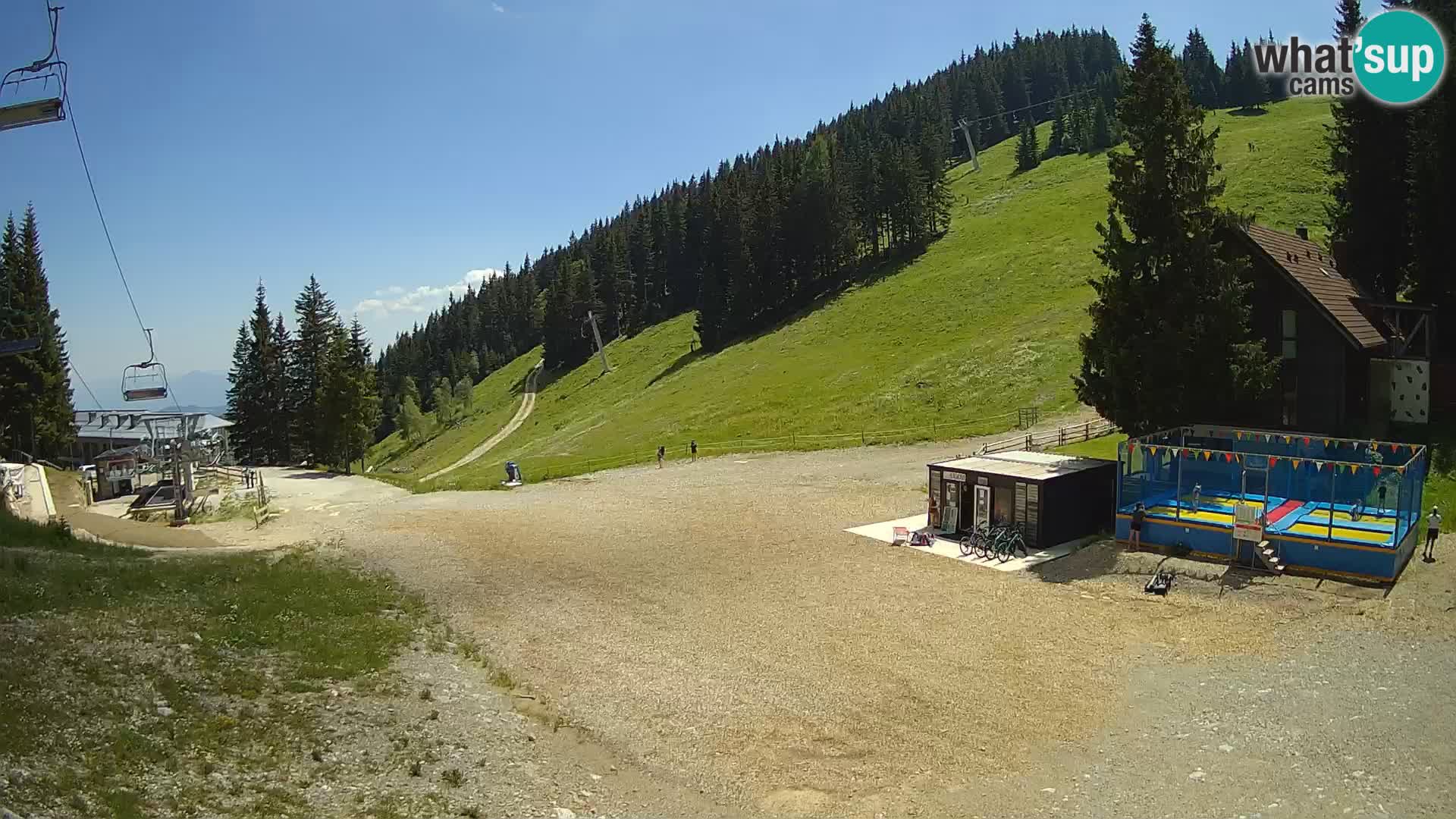 Cámara web en vivo de la estación de esquí GOLTE – vista a Medvedjak – Eslovenia