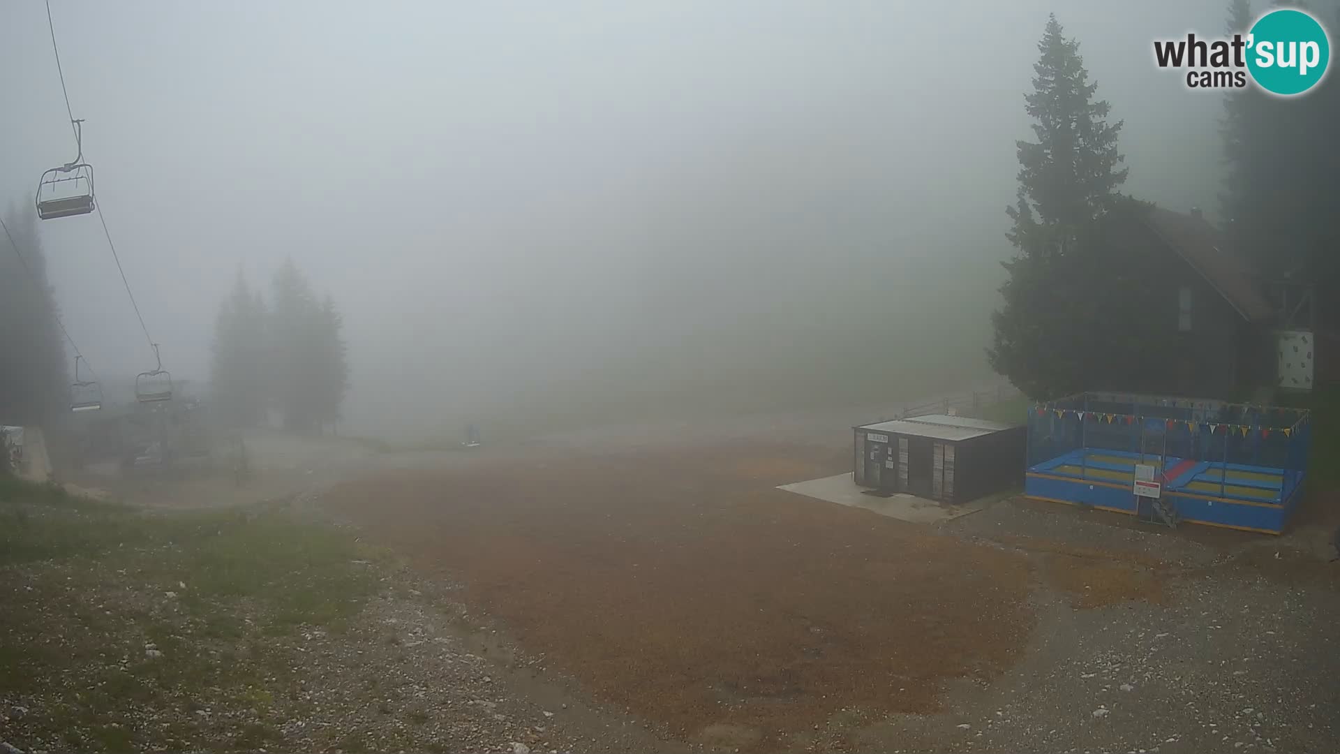 Cámara web en vivo de la estación de esquí GOLTE – vista a Medvedjak – Eslovenia