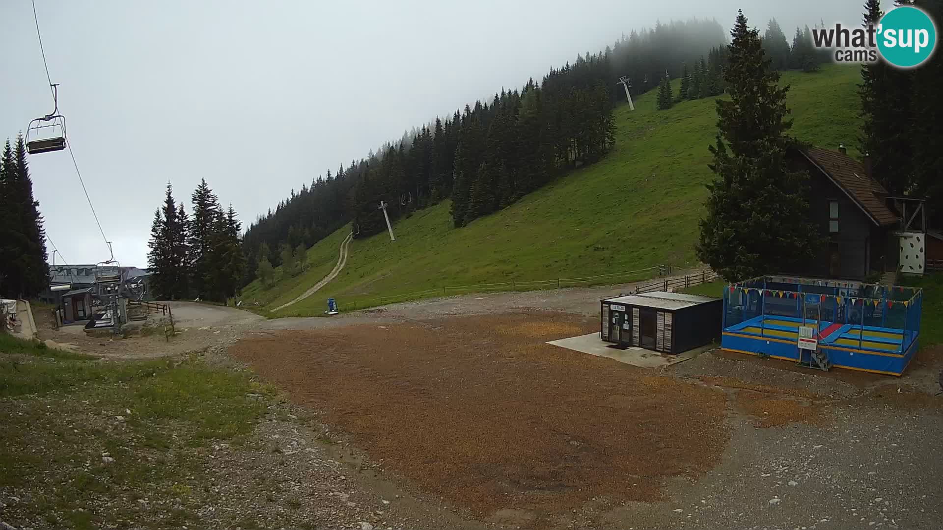 Cámara web en vivo de la estación de esquí GOLTE – vista a Medvedjak – Eslovenia