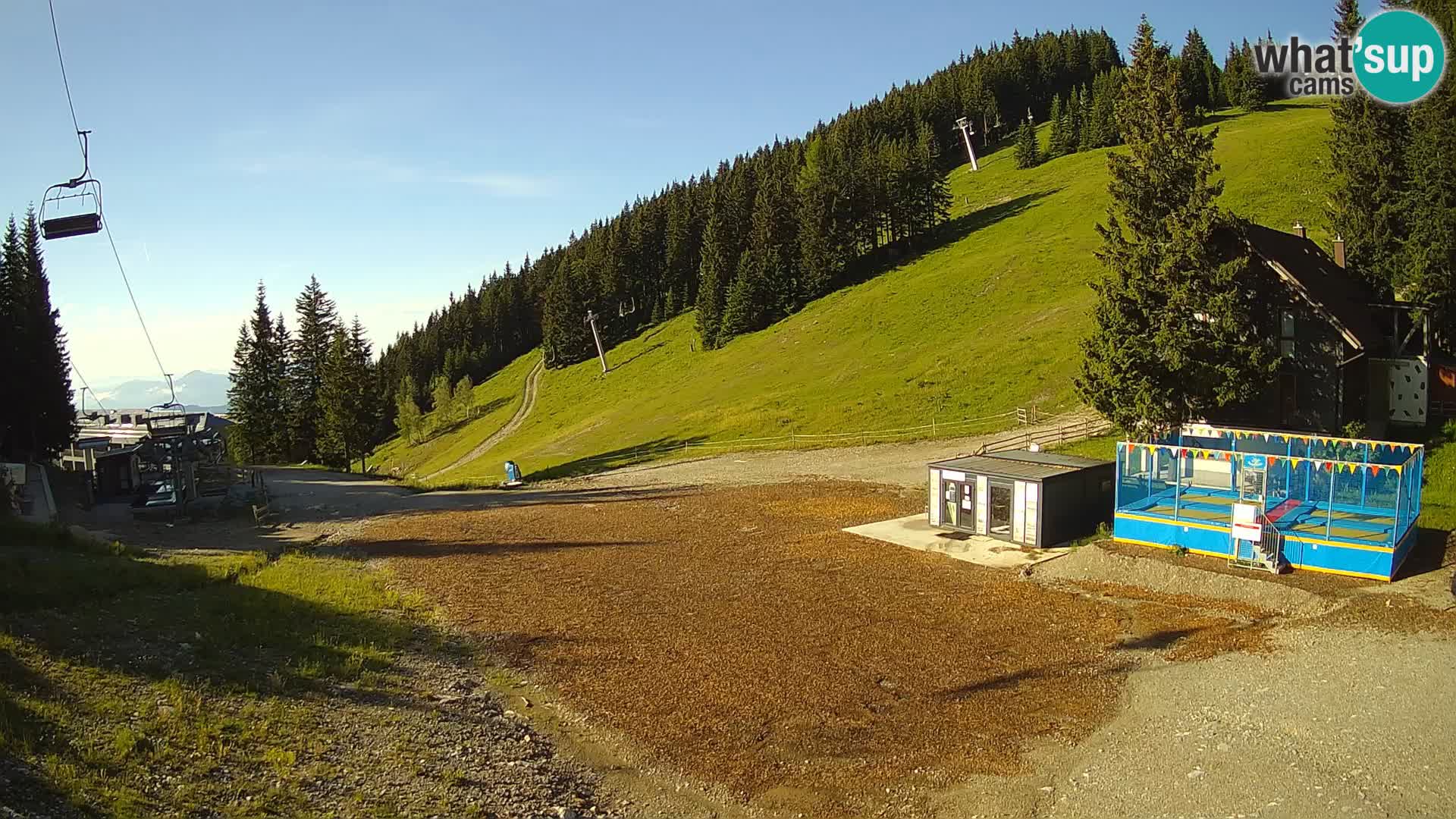 GOLTE Ski resort live webcam – view to Medvedjak – Slovenia