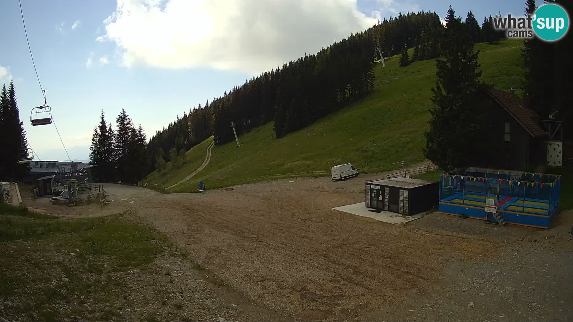 GOLTE Ski resort live webcam – view to Medvedjak – Slovenia