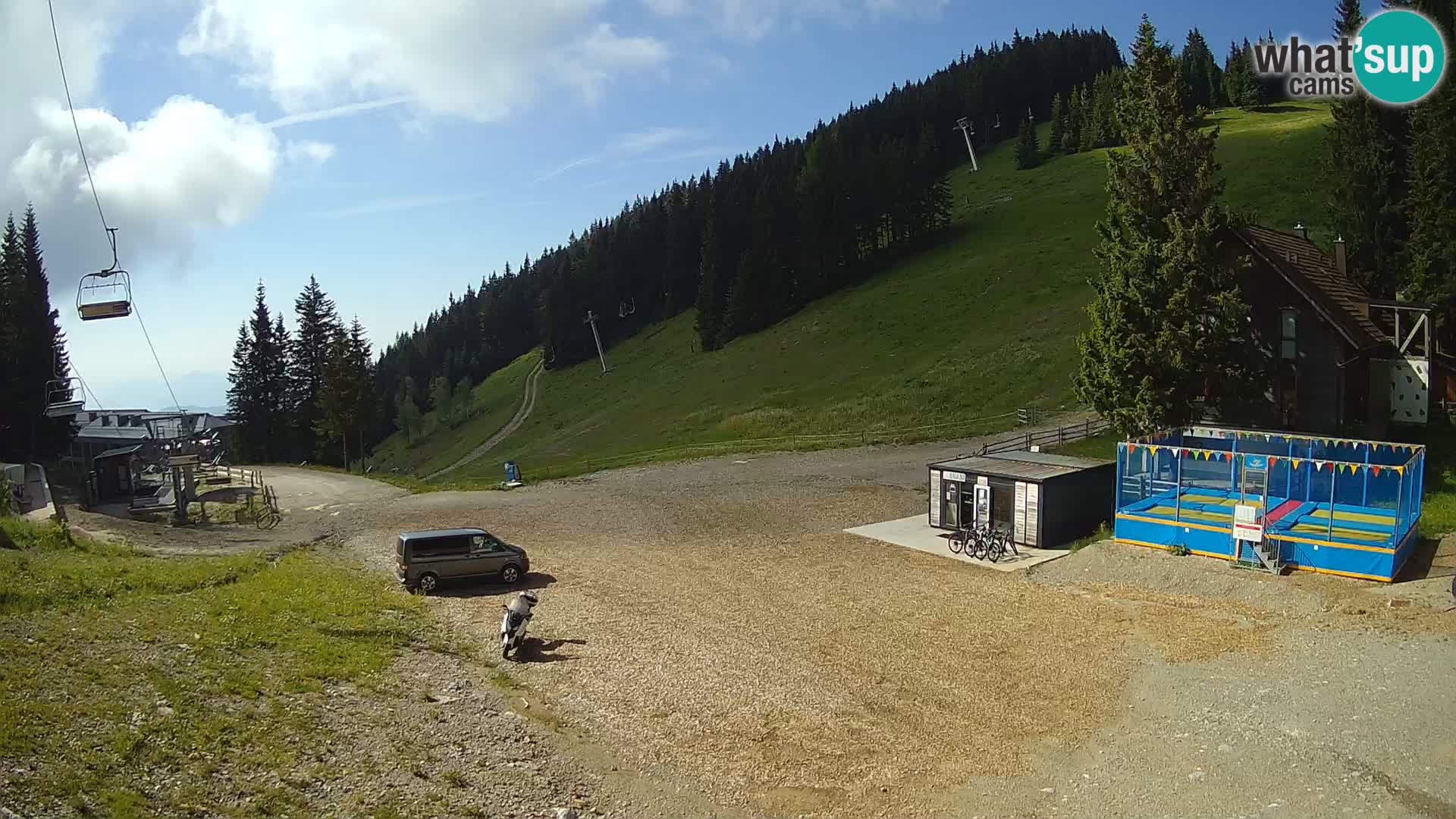 GOLTE Ski resort live webcam – view to Medvedjak – Slovenia