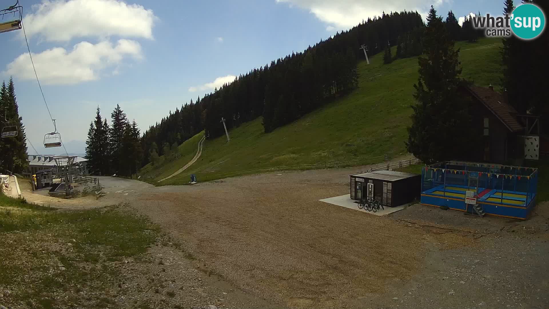 GOLTE skijalište web kamera – pogled na Medvedjak – Slovenija