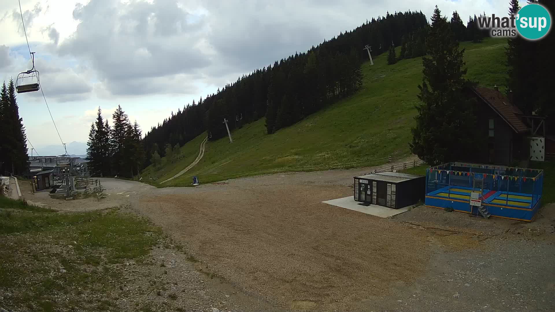 Webcam en direct de la station de ski de GOLTE – vue sur Medvedjak – Slovénie