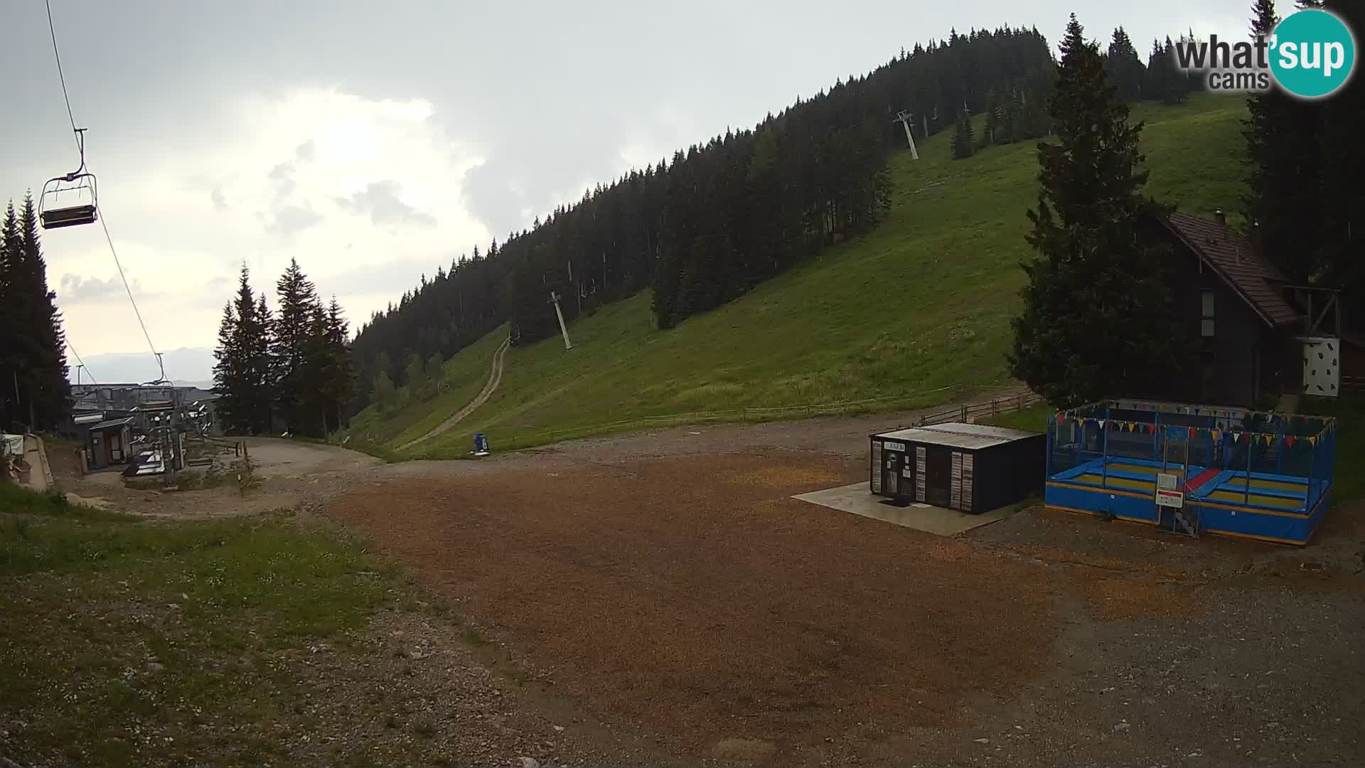 Cámara web en vivo de la estación de esquí GOLTE – vista a Medvedjak – Eslovenia