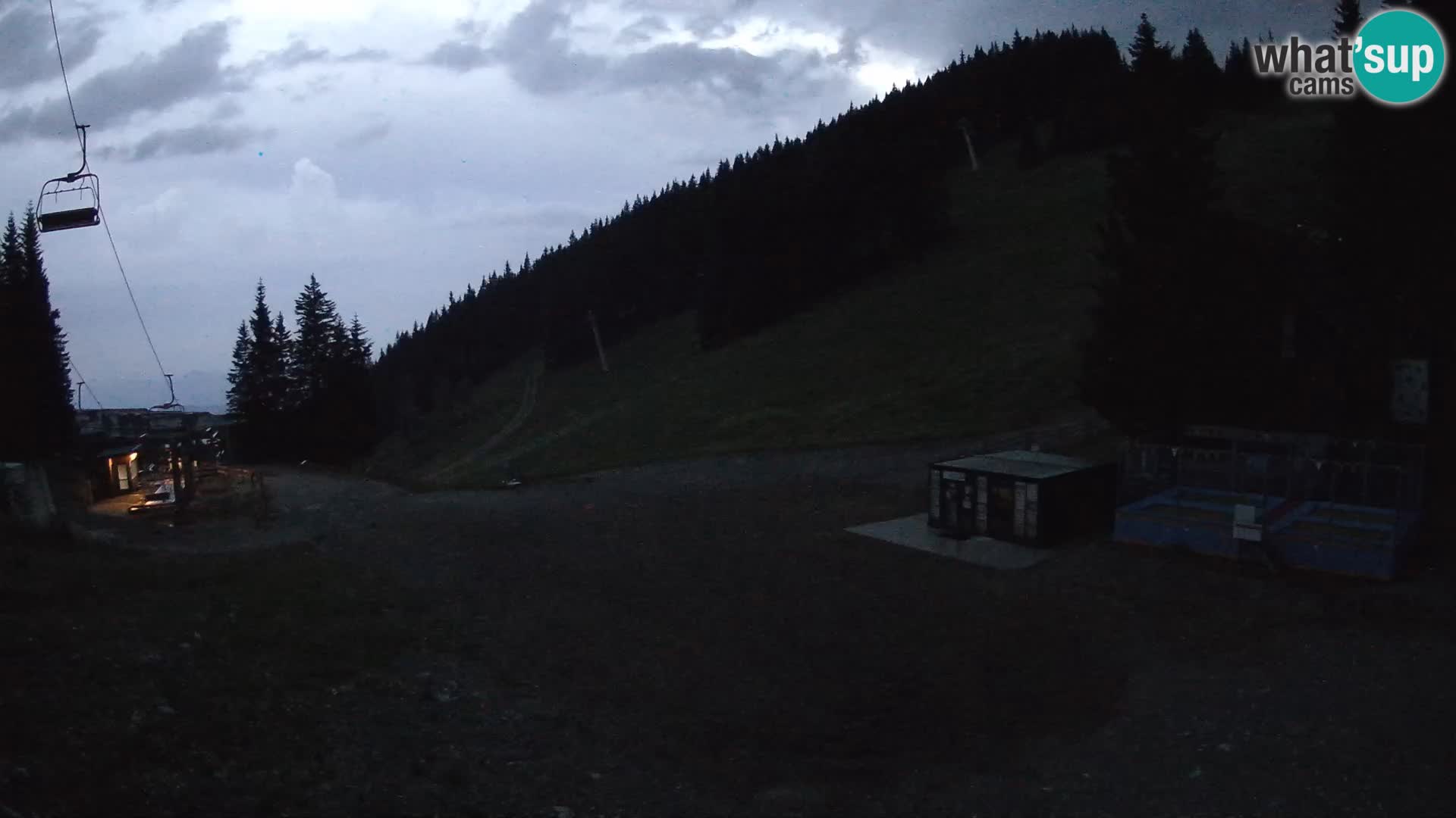 Cámara web en vivo de la estación de esquí GOLTE – vista a Medvedjak – Eslovenia