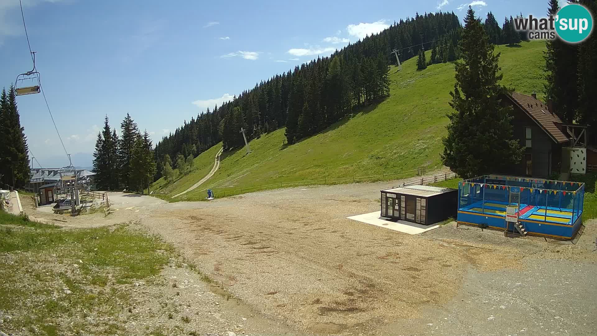 GOLTE Ski resort live webcam – view to Medvedjak – Slovenia