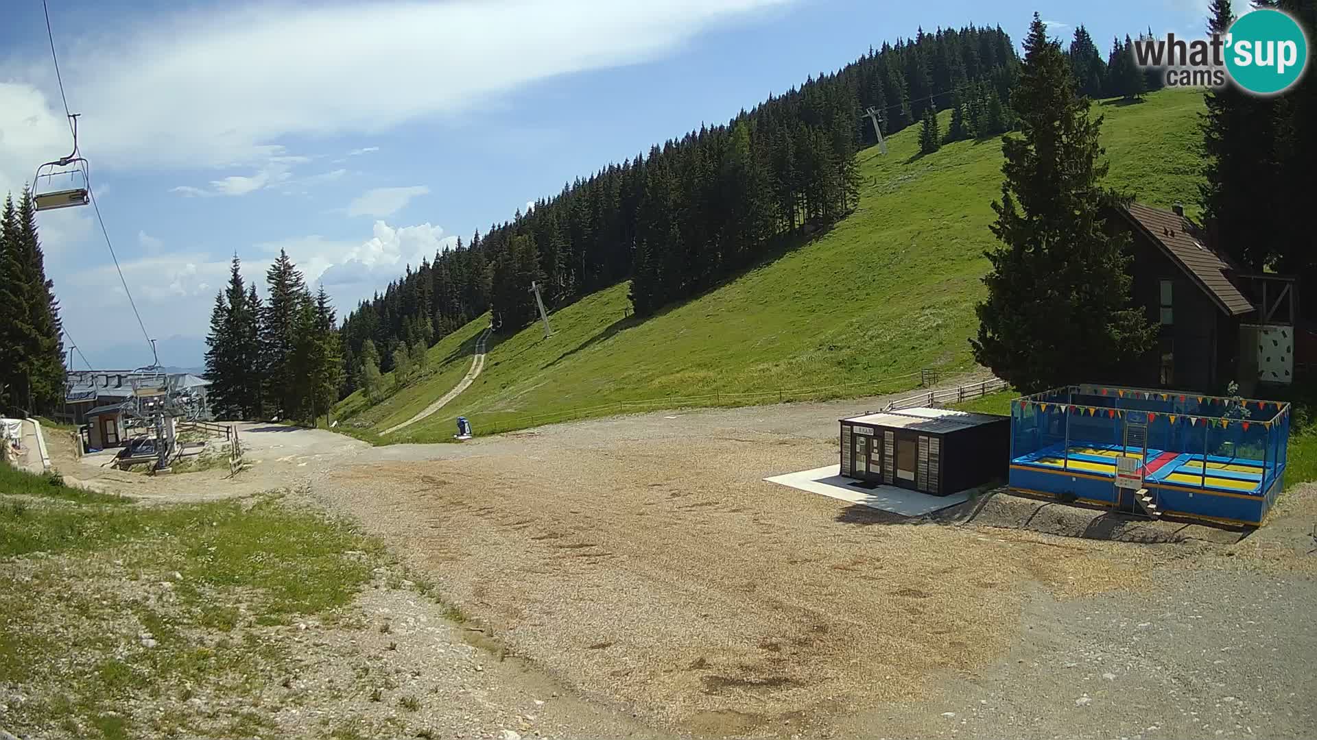 GOLTE Ski resort live webcam – view to Medvedjak – Slovenia