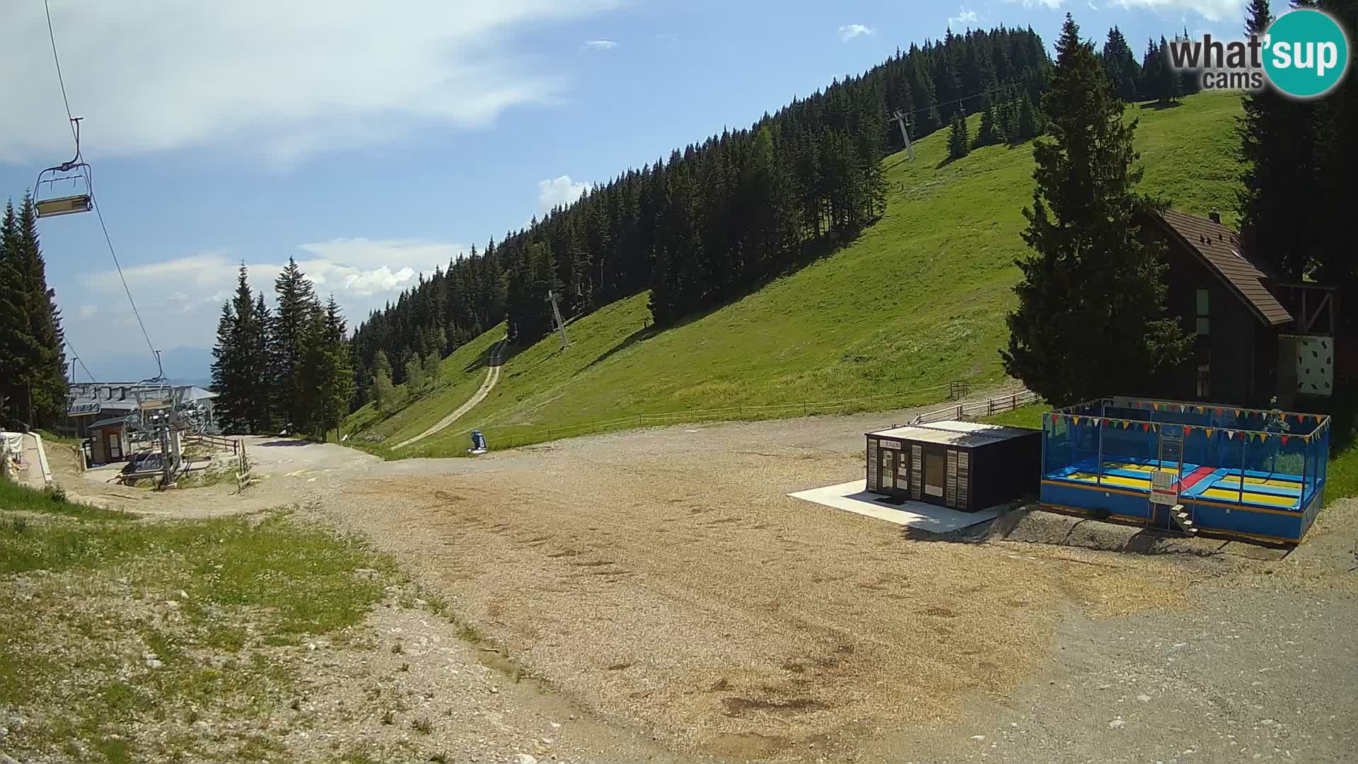 GOLTE Ski resort live webcam – view to Medvedjak – Slovenia