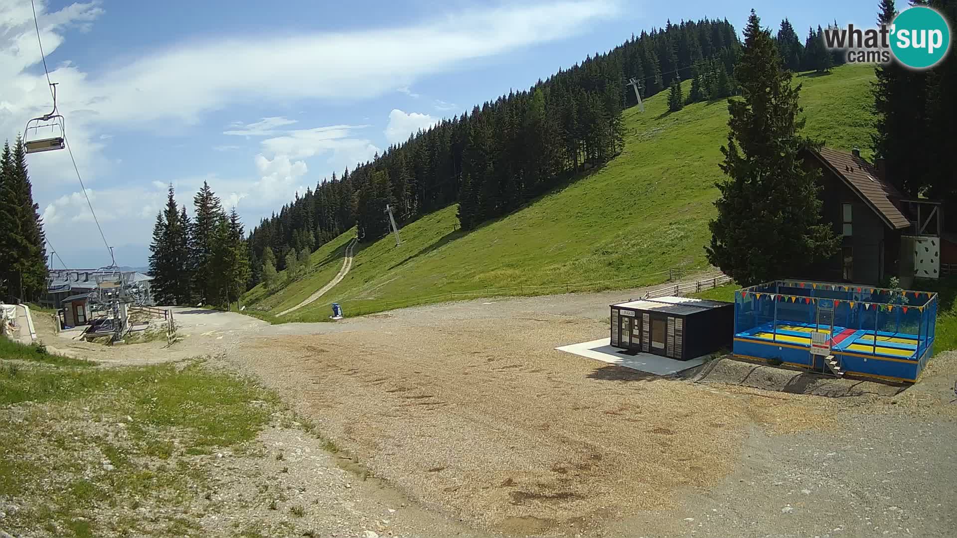 GOLTE Ski resort live webcam – view to Medvedjak – Slovenia