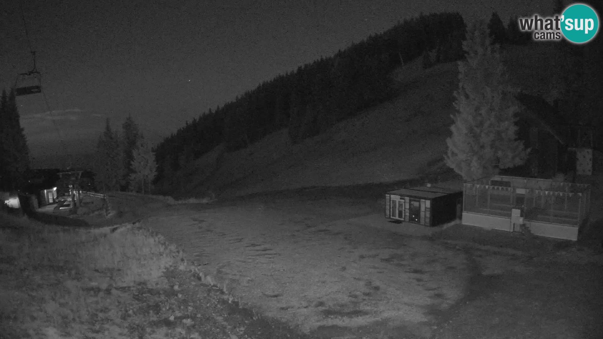 Spletna kamera smučišča GOLTE v živo – pogled na Medvedjak