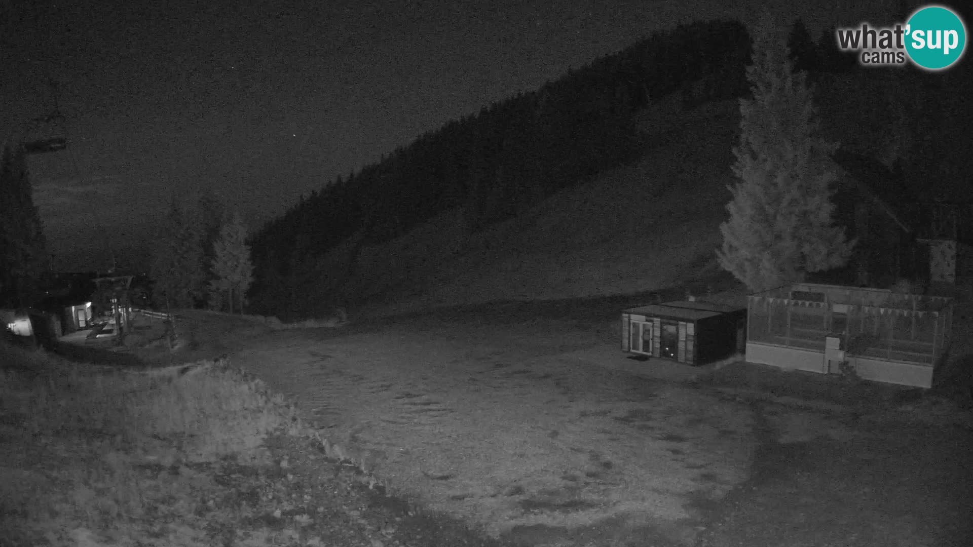 Spletna kamera smučišča GOLTE v živo – pogled na Medvedjak