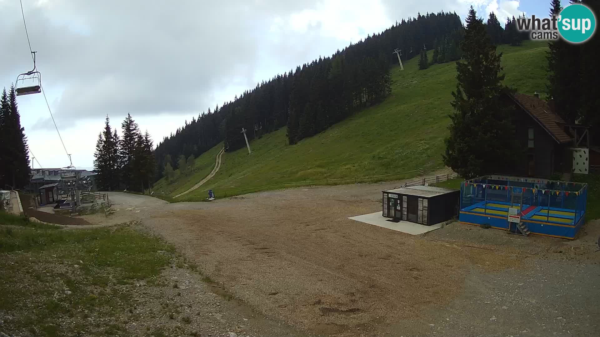 GOLTE Ski resort live webcam – view to Medvedjak – Slovenia