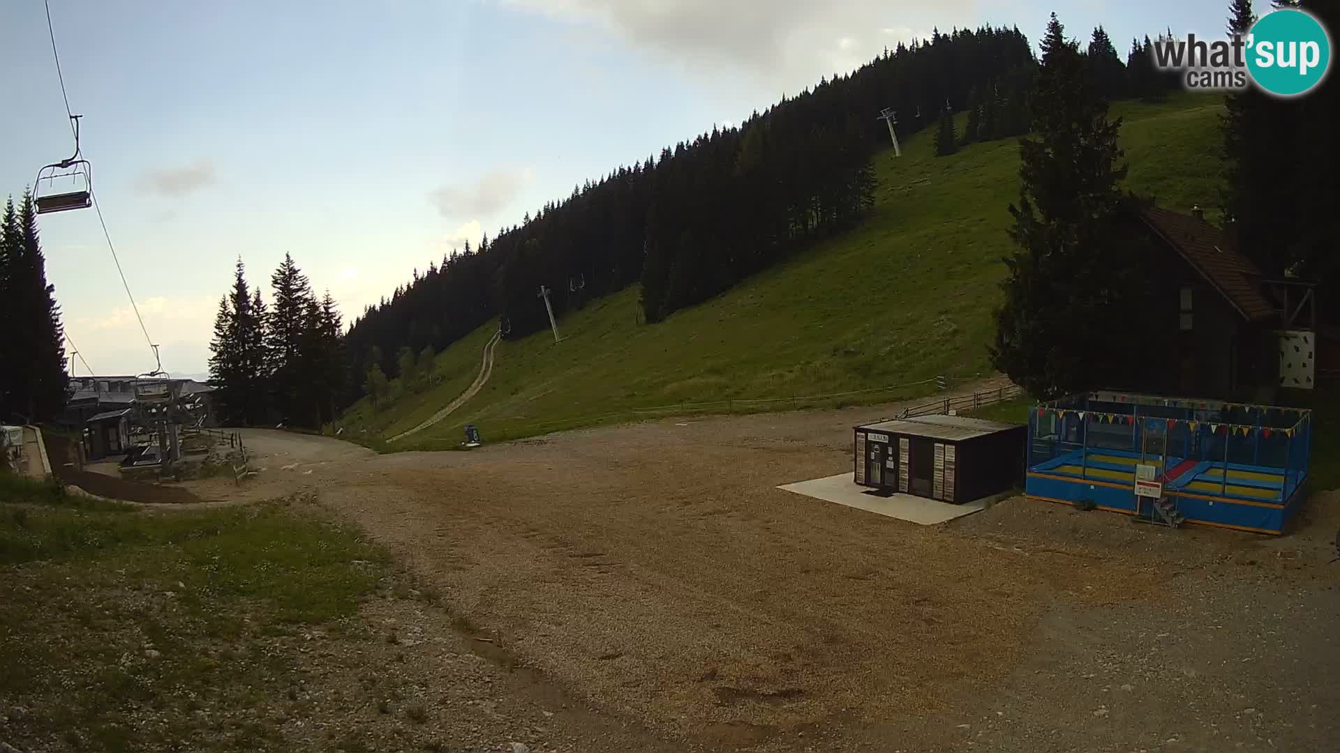 GOLTE Ski resort live webcam – view to Medvedjak – Slovenia