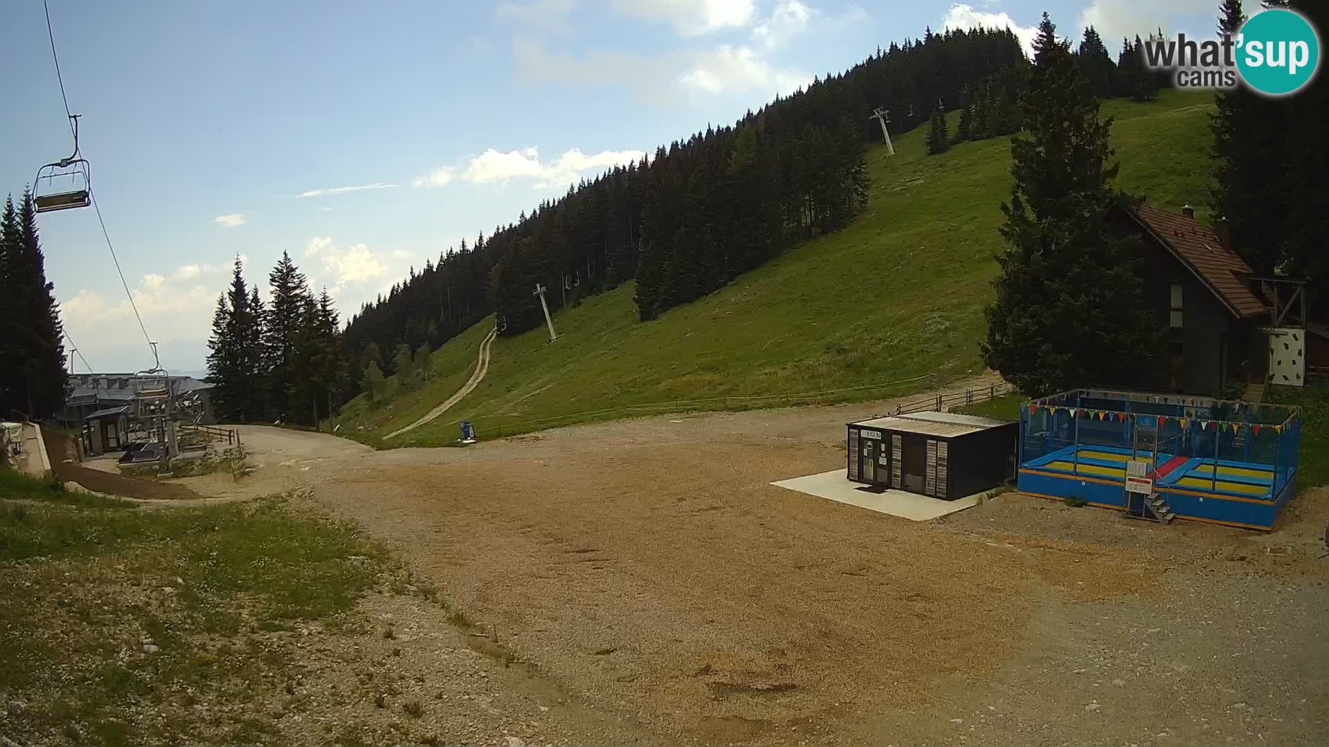 GOLTE skijalište web kamera – pogled na Medvedjak – Slovenija