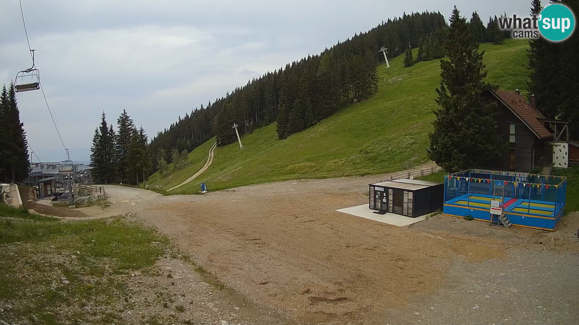 GOLTE Ski resort live webcam – view to Medvedjak – Slovenia