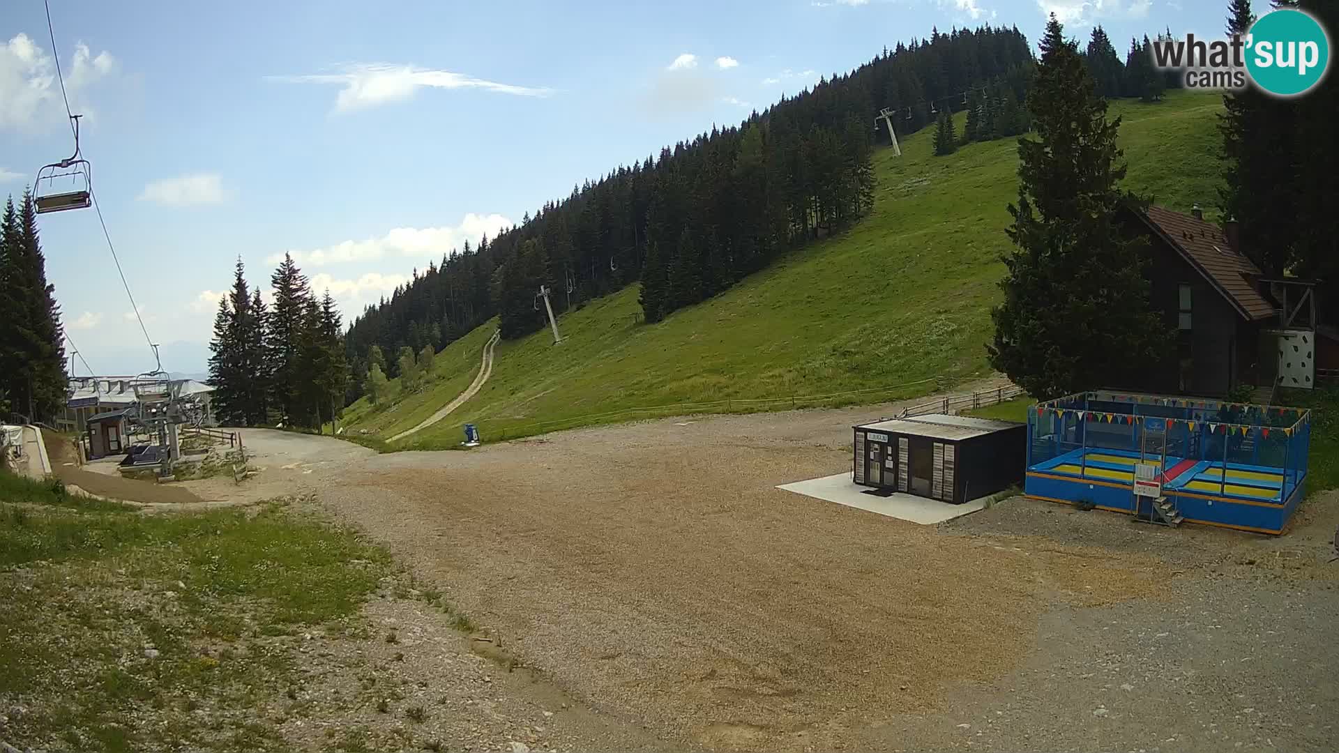 Webcam en direct de la station de ski de GOLTE – vue sur Medvedjak – Slovénie