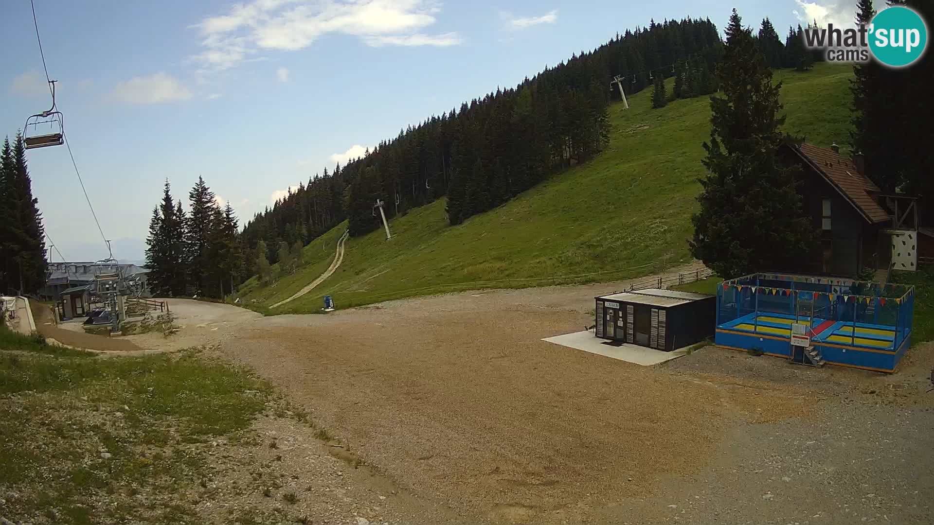 Webcam en direct de la station de ski de GOLTE – vue sur Medvedjak – Slovénie