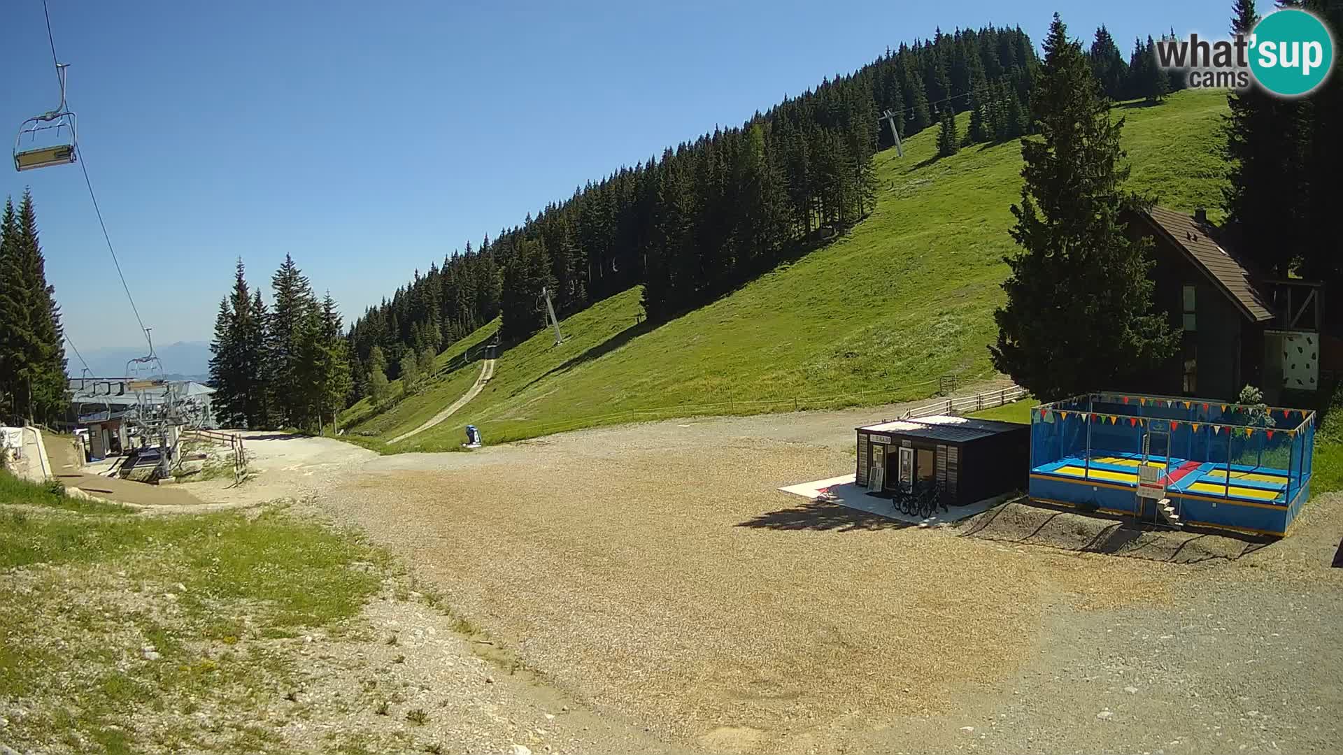 Cámara web en vivo de la estación de esquí GOLTE – vista a Medvedjak – Eslovenia