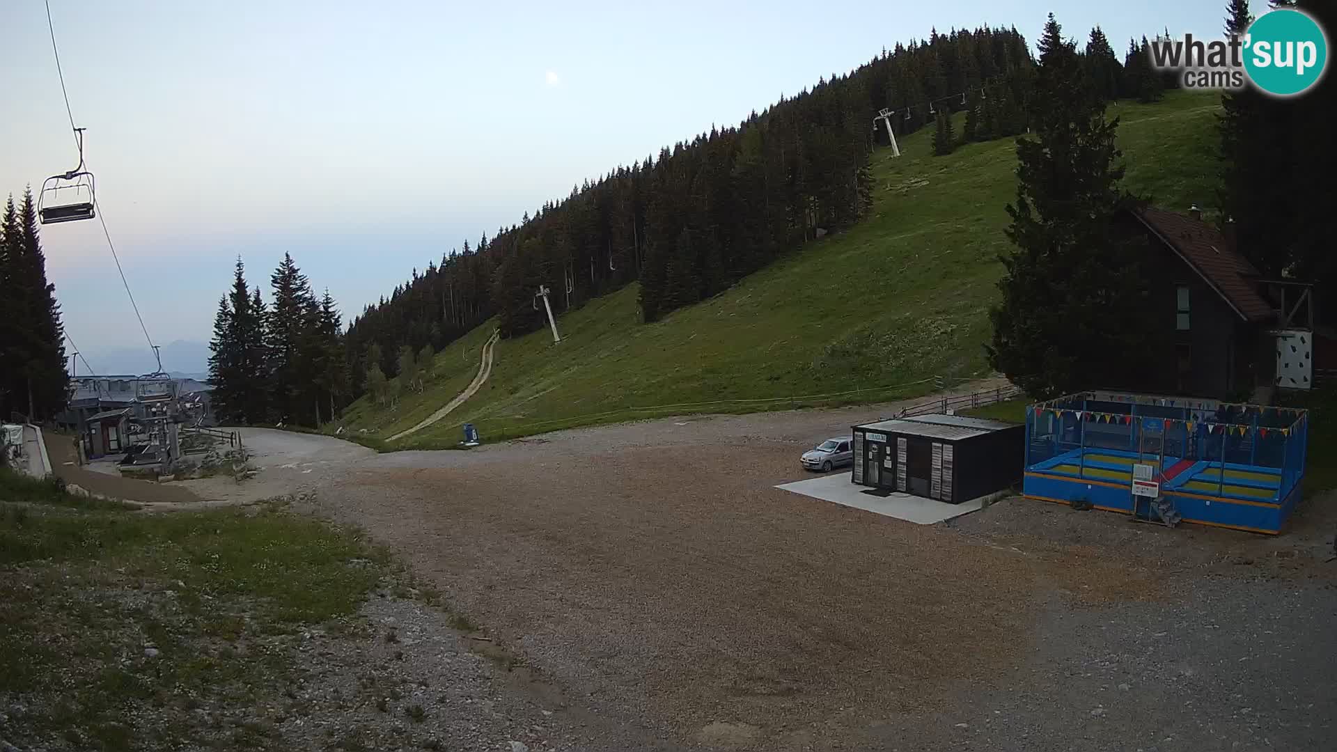 GOLTE Ski resort live webcam – view to Medvedjak – Slovenia