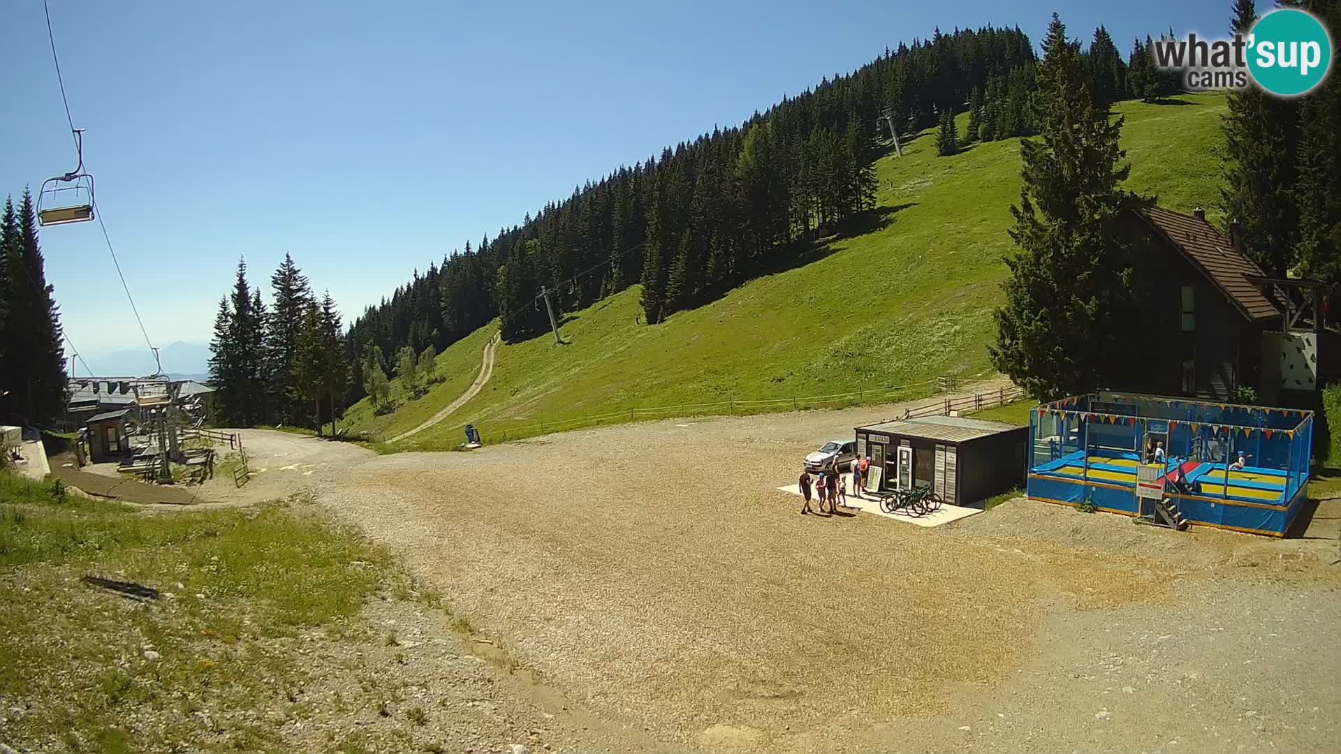 Cámara web en vivo de la estación de esquí GOLTE – vista a Medvedjak – Eslovenia