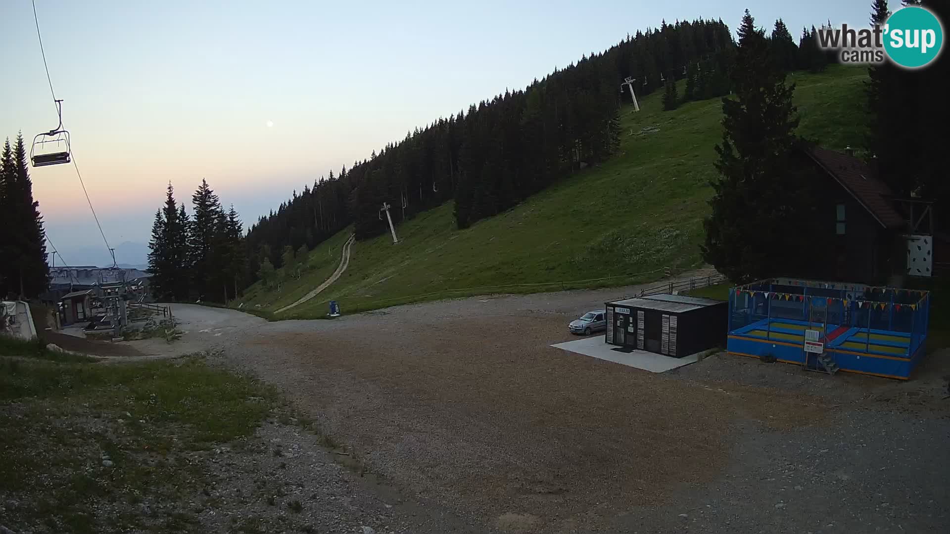 Cámara web en vivo de la estación de esquí GOLTE – vista a Medvedjak – Eslovenia
