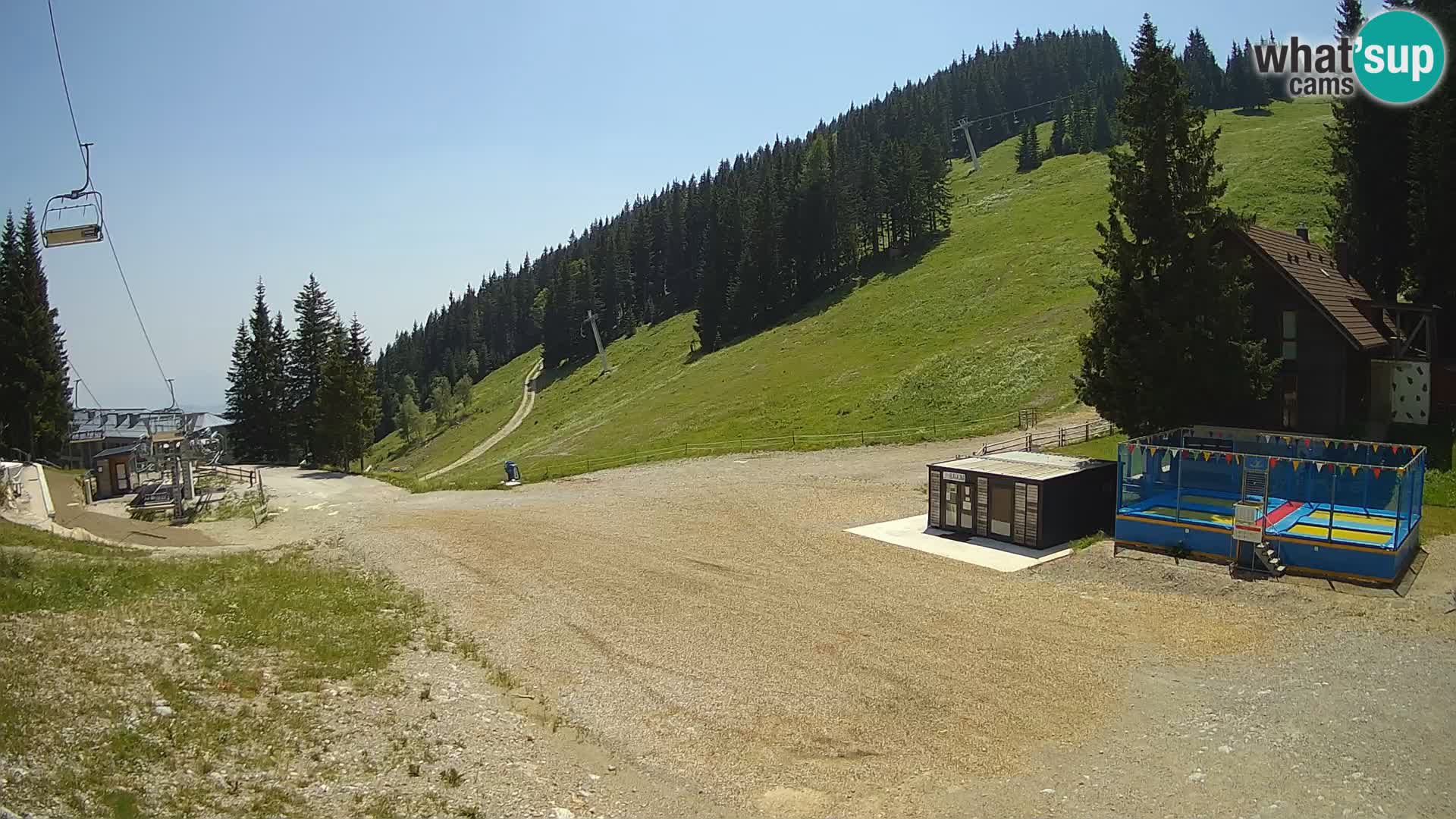 GOLTE Ski resort live webcam – view to Medvedjak – Slovenia