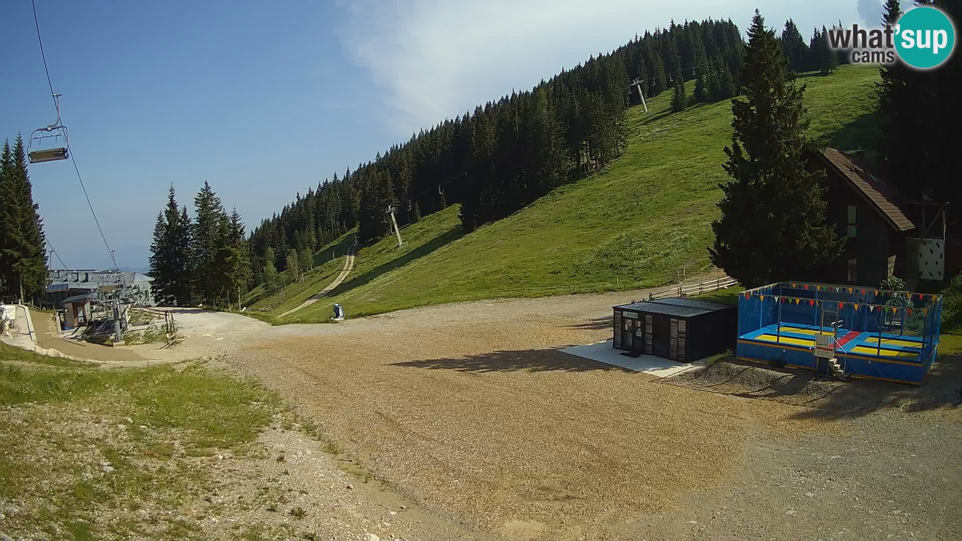 Cámara web en vivo de la estación de esquí GOLTE – vista a Medvedjak – Eslovenia