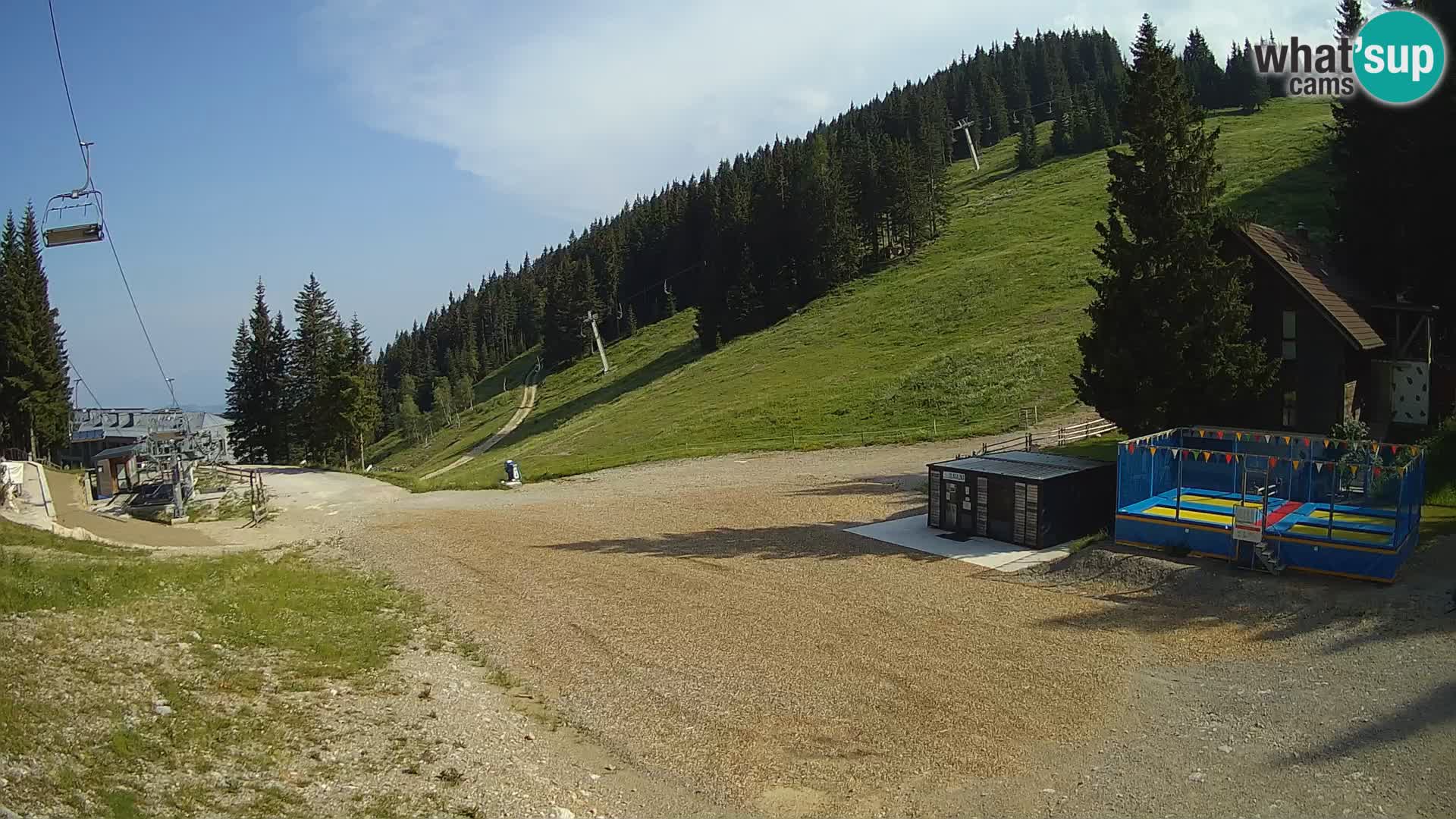 GOLTE skijalište web kamera – pogled na Medvedjak – Slovenija
