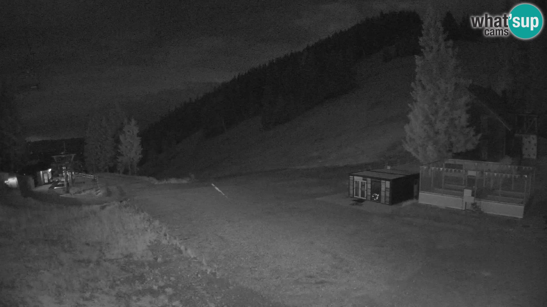 Spletna kamera smučišča GOLTE v živo – pogled na Medvedjak