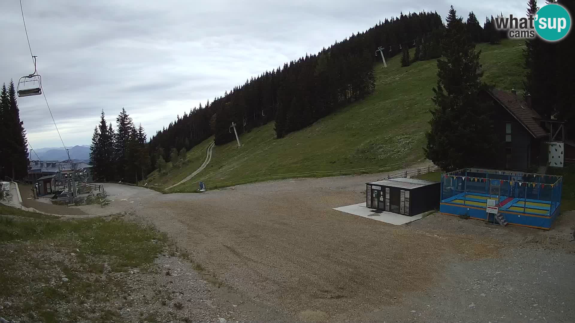 Cámara web en vivo de la estación de esquí GOLTE – vista a Medvedjak – Eslovenia