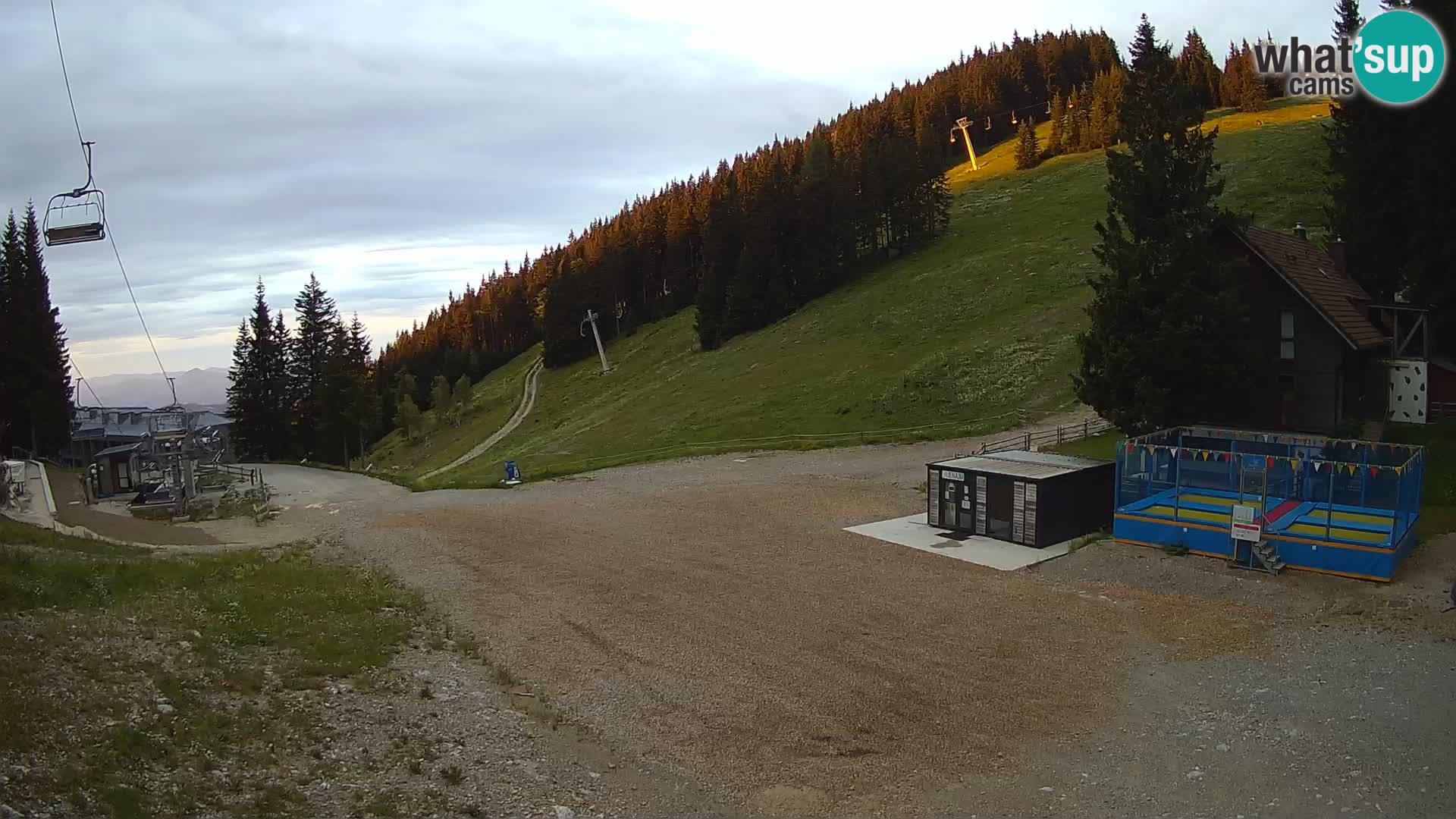 Webcam en direct de la station de ski de GOLTE – vue sur Medvedjak – Slovénie