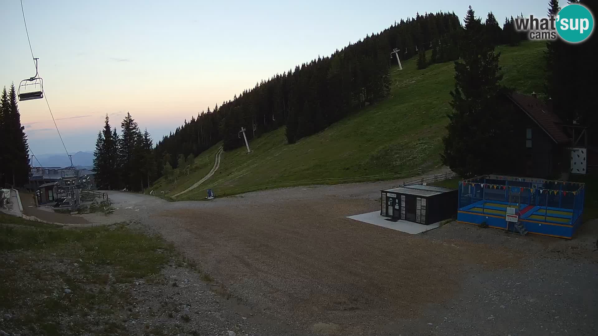 GOLTE Ski resort live webcam – view to Medvedjak – Slovenia