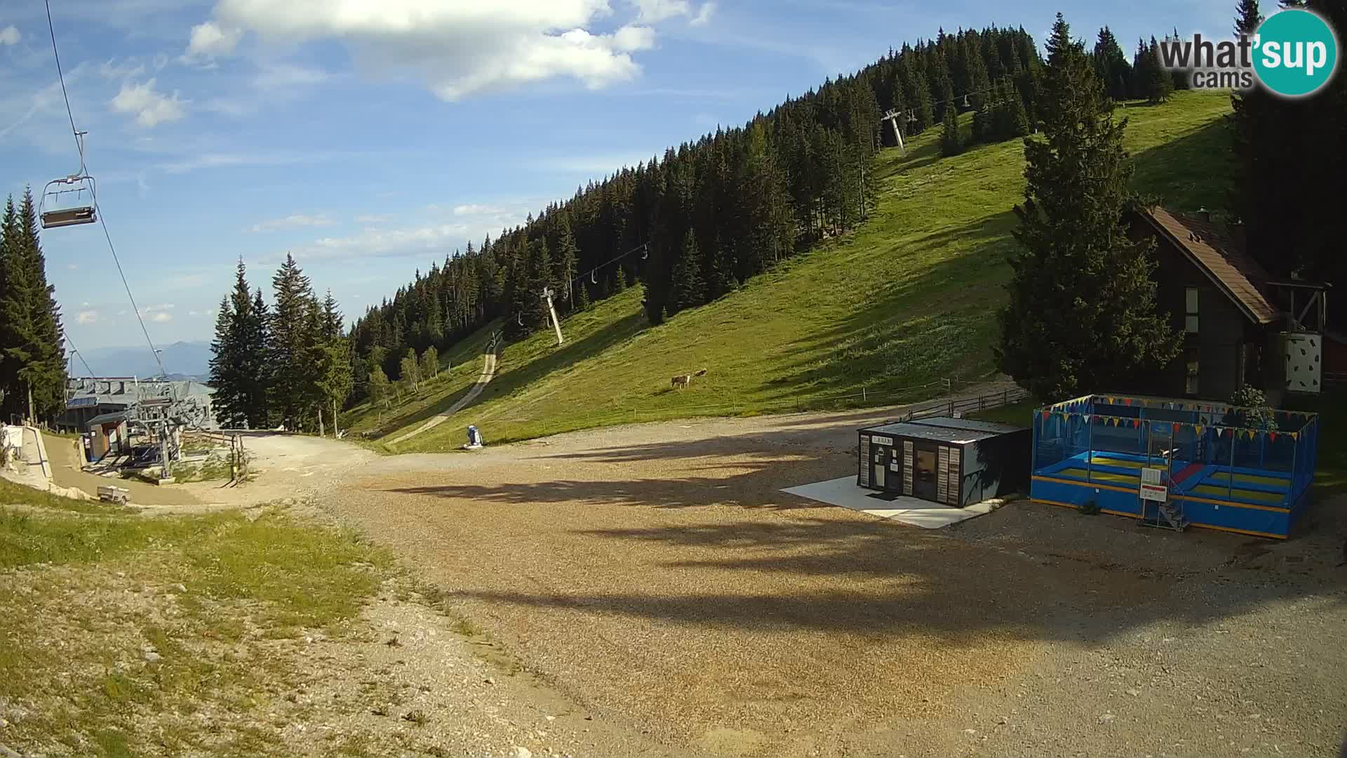GOLTE Ski resort live webcam – view to Medvedjak – Slovenia