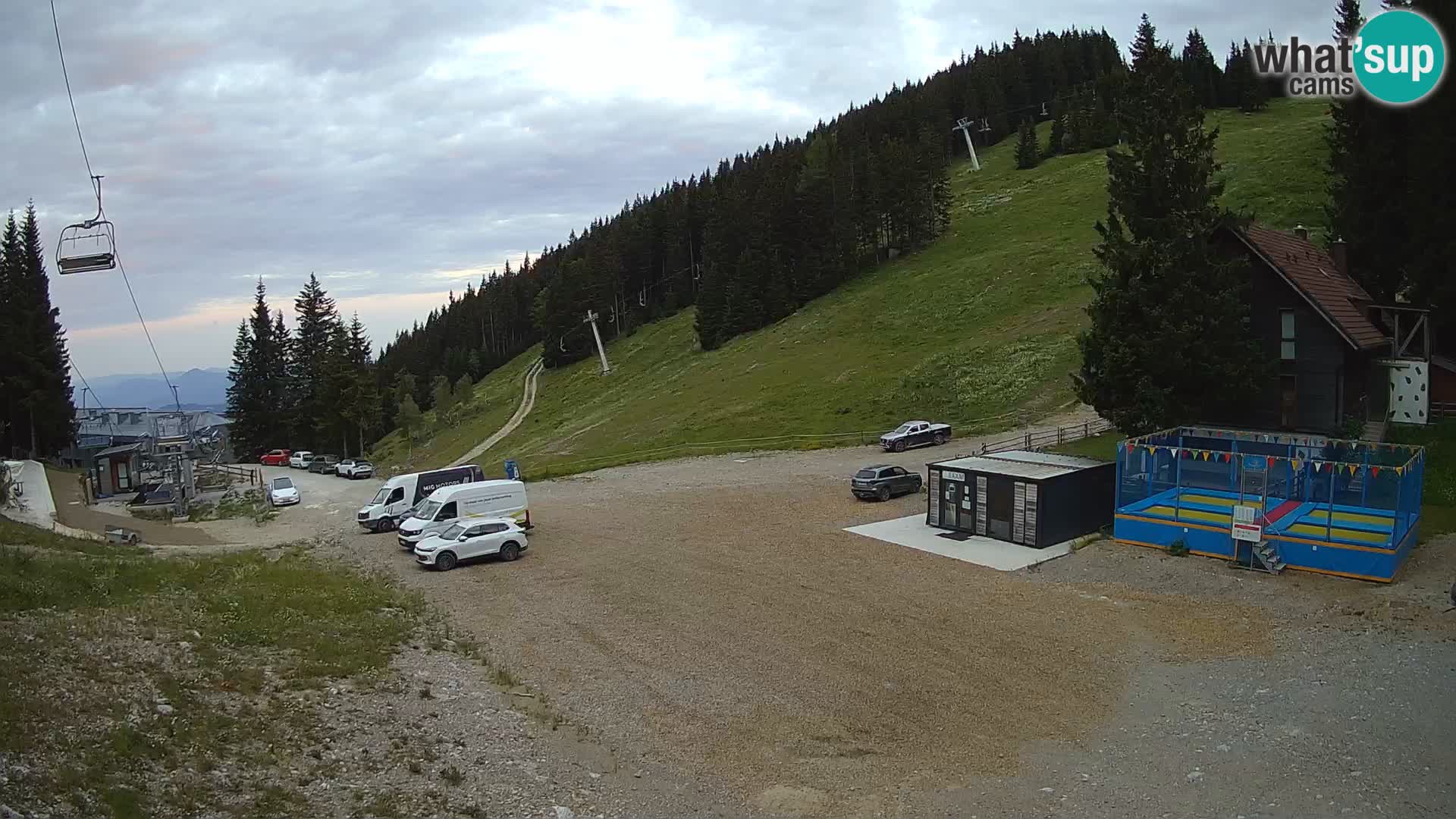 GOLTE Ski resort live webcam – view to Medvedjak – Slovenia