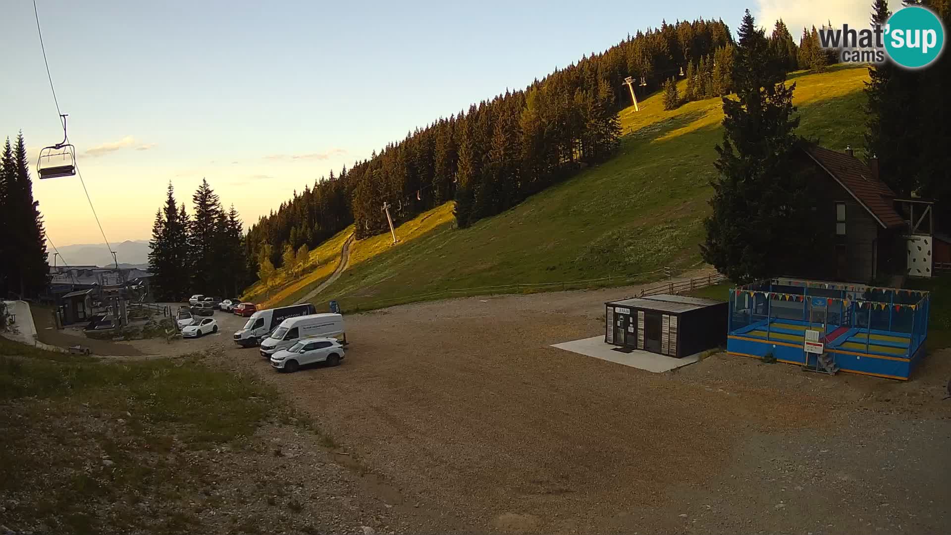 GOLTE Ski resort live webcam – view to Medvedjak – Slovenia
