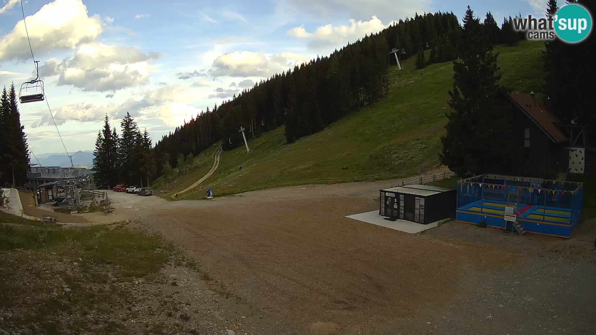GOLTE Ski resort live webcam – view to Medvedjak – Slovenia