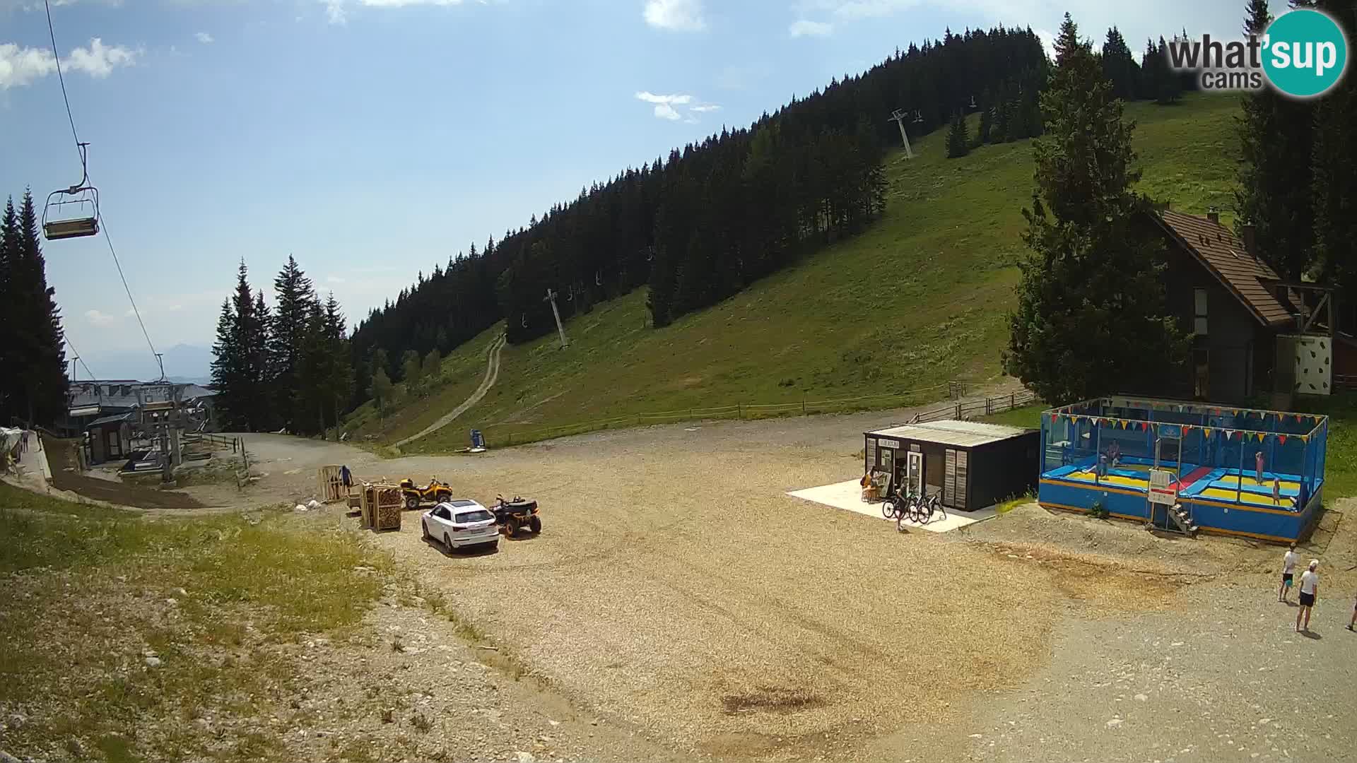 GOLTE skijalište web kamera – pogled na Medvedjak – Slovenija