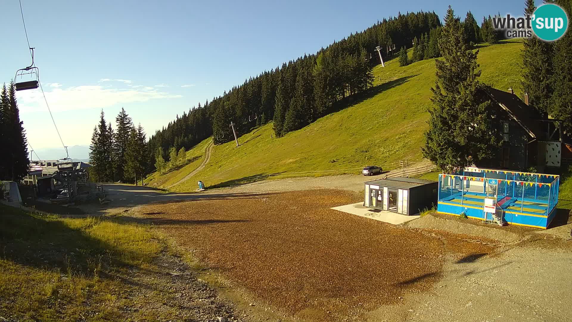 Cámara web en vivo de la estación de esquí GOLTE – vista a Medvedjak – Eslovenia