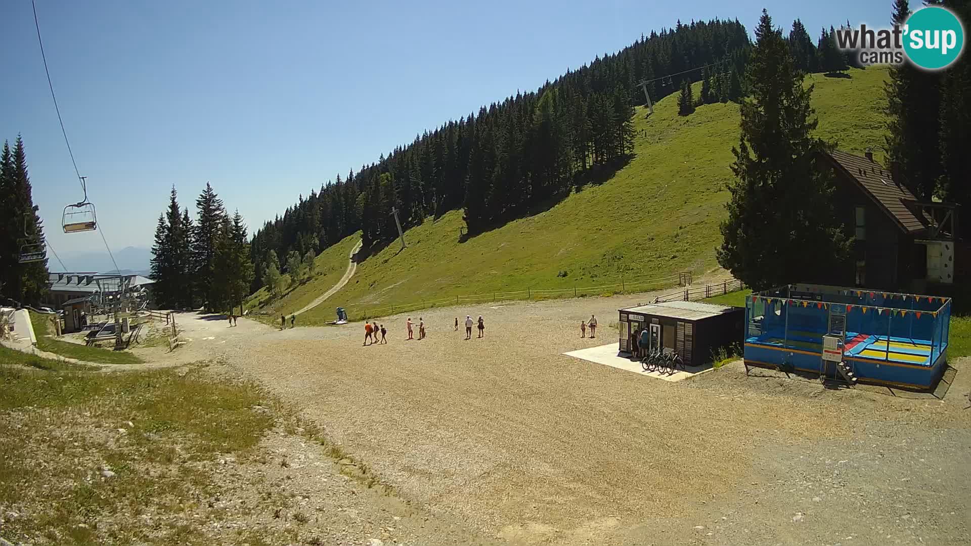 GOLTE skijalište web kamera – pogled na Medvedjak – Slovenija