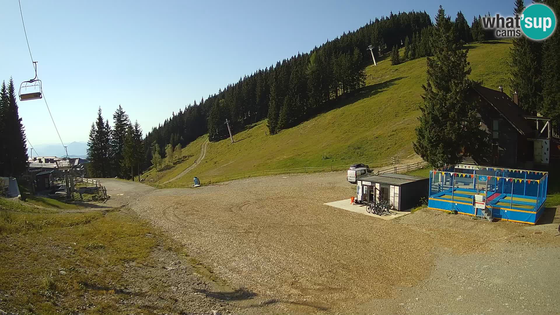 GOLTE Ski resort live webcam – view to Medvedjak – Slovenia
