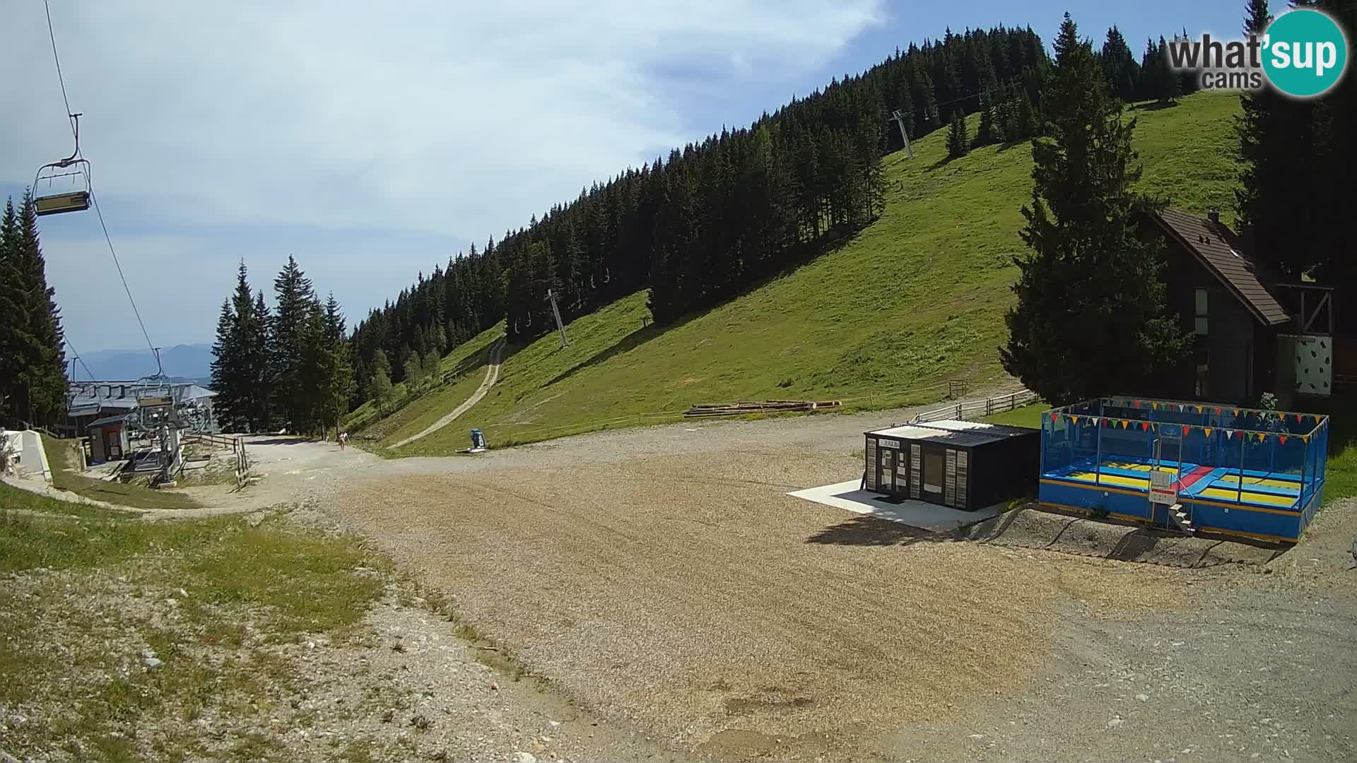 Cámara web en vivo de la estación de esquí GOLTE – vista a Medvedjak – Eslovenia