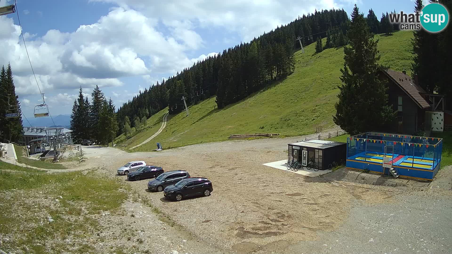 GOLTE Ski resort live webcam – view to Medvedjak – Slovenia