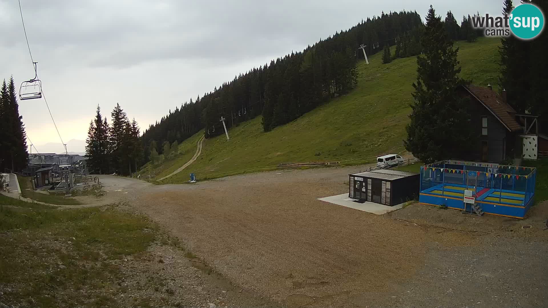 GOLTE Ski resort live webcam – view to Medvedjak – Slovenia